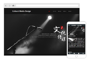 西安网站设计开发-广告传媒网站设计模版